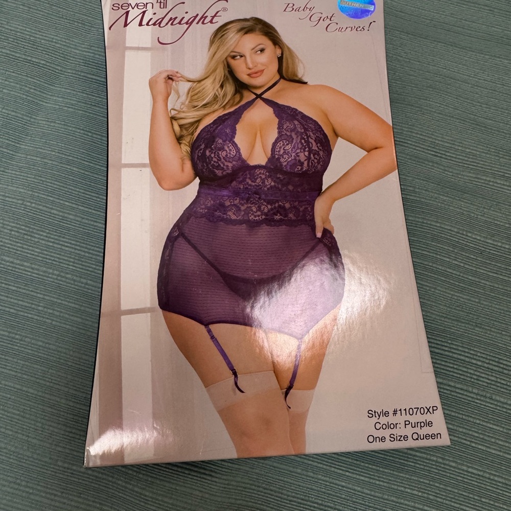 Seven 'til Midnight Purple Lace Chemise